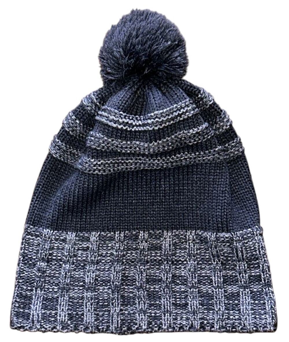 Adidas ClimaWarm Lined Knit Gray Pompom Beanie